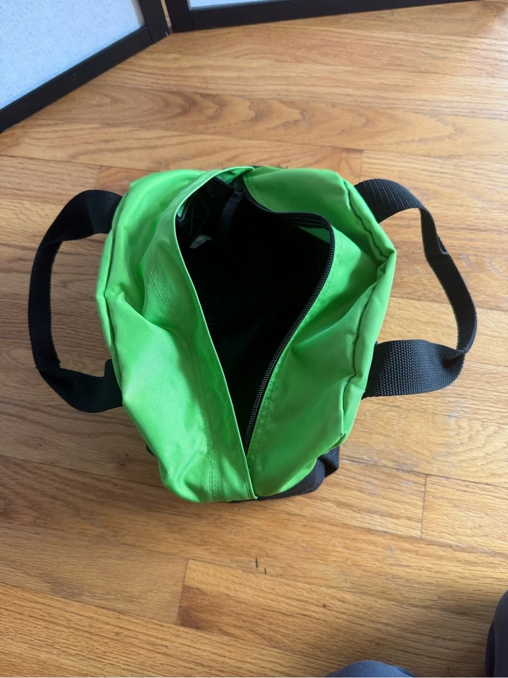 L.L.Bean MINI Duffel Bag Limited Edition Accessory Bag Green Black Discontinued